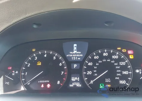 2012 Lexus Ls 460 from USA, damaged, VIN JTHBL5EF0C5112474